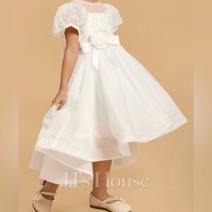 JJs House Ivory Flower Girl Dress